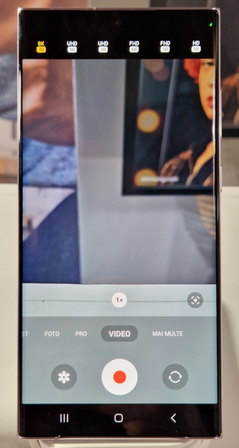 Samsung Galaxy S23 Ultra can record videos in 8K resolution and 30 fps