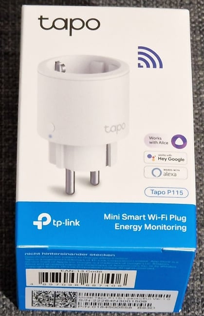 TP-Link Tapo Nano Smart WiFi Socket Tapo P115 with Energy Consumption  Control, Smart Home Alexa Socket, Works with Alexa, Google Home, Voice  Control, Remote Access, No Hub Required : : DIY 