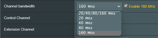 Wi-Fi 6 routers finally unlocked the 160 MHz channel bandwidth