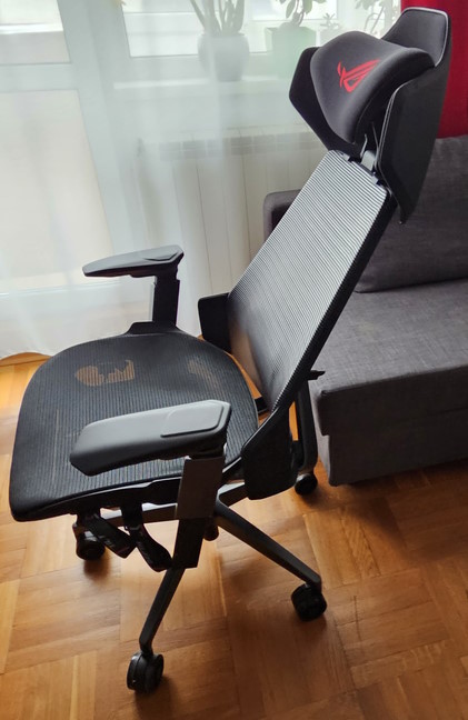 You can also tilt the chair into different angles