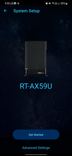 Setting up the ASUS RT-AX59U
