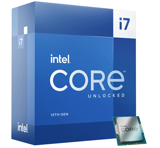 The Intel Core i7-13700K desktop processor