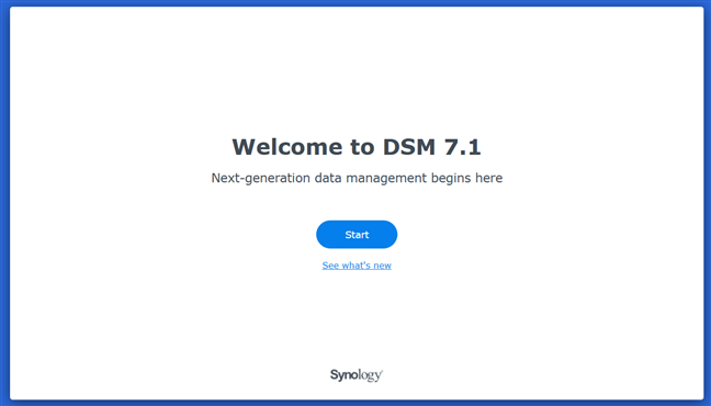 DSM is easy to set up