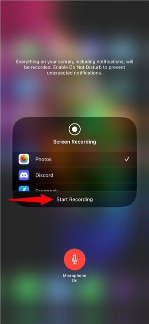 How to record the screen on iPhone
