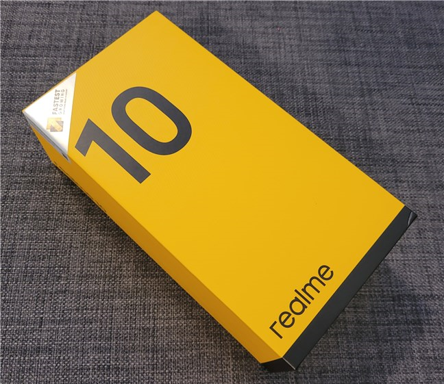 The box of the realme 10