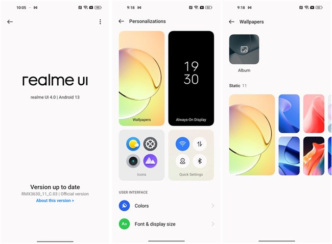 Realme 10 received an update to Android 13 and Realme UI 4.0