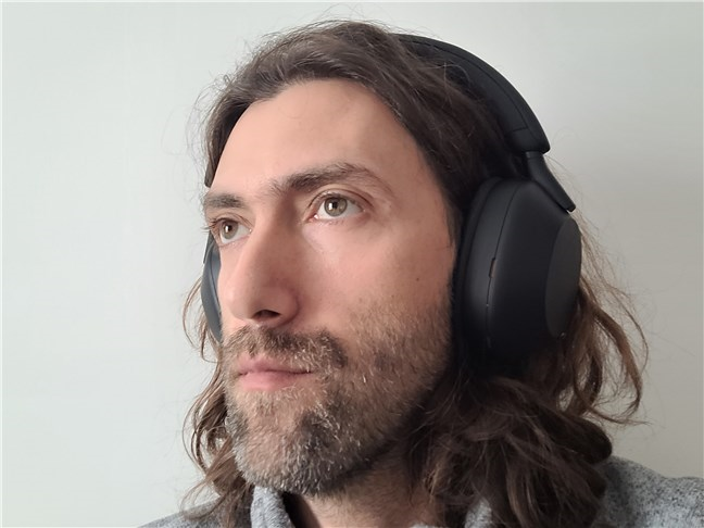 Wearing the Sony WH-1000XM5