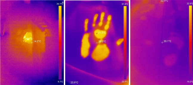 Using infrared to spot traces of heat