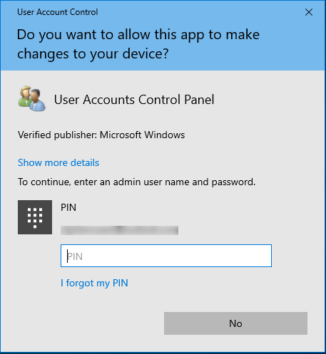 Standard users need the admin user and password