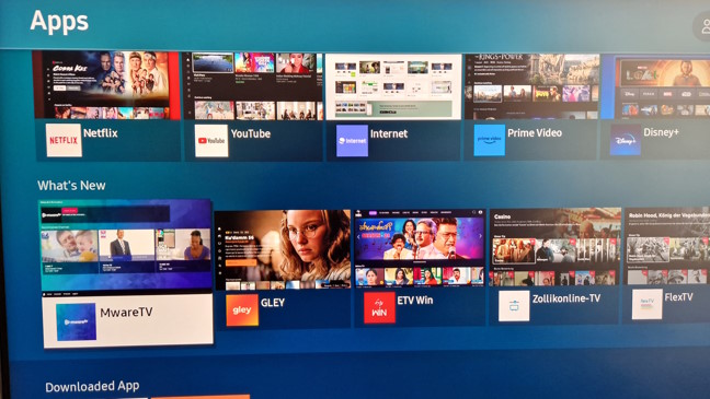 You get access to many Smart TV apps