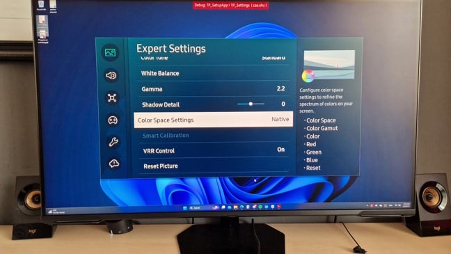 Samsung Odyssey Neo G7 43â³ is precalibrated