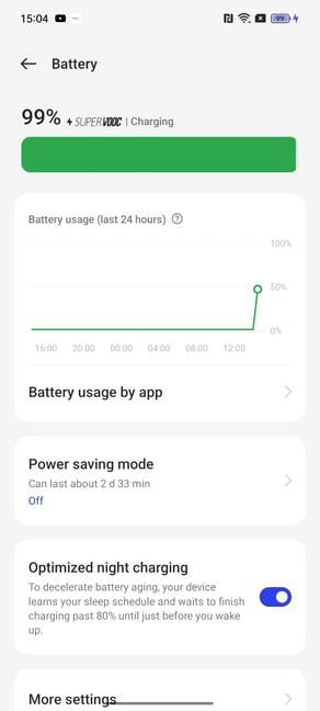 Realme C55 features 33W fast charging