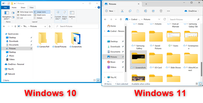 Where screenshots go on Windows 10 & Windows 11