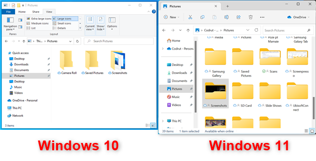 Where screenshots go on Windows 10 & Windows 11