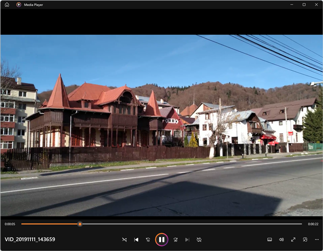 Media Player in Windows 11