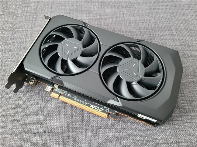 The AMD Radeon RX 7600 is relatively small