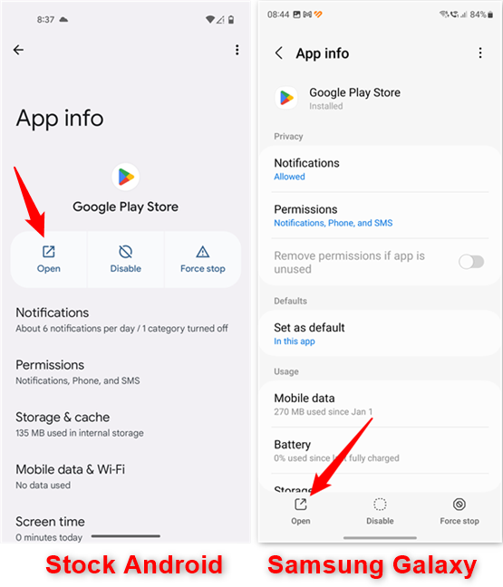 How to open Play Store on Android smartphones and tablets