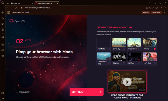 Opera GX, Gaming Browser