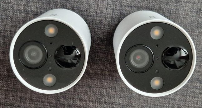 The two Tapo C420S2 cameras