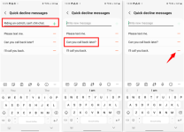 How to use and change quick responses on Android