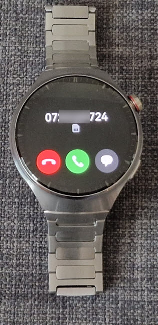 You can make and receive calls straight from the watch