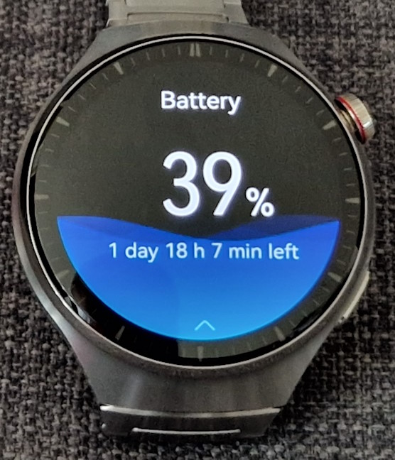 The battery on this watch has good autonomy
