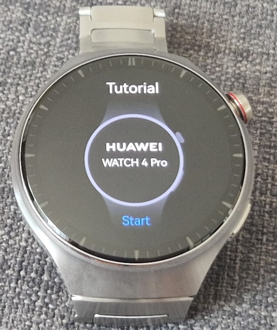HUAWEI Watch 4 Pro looks like a classic watch for men