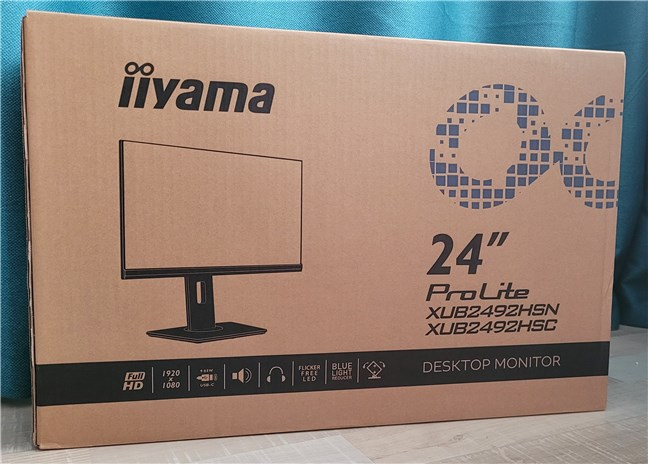 Ecran iiyama 27 XUB2792HSN-B5 1920x1080 75Hz 4ms Dock USB-C RJ45