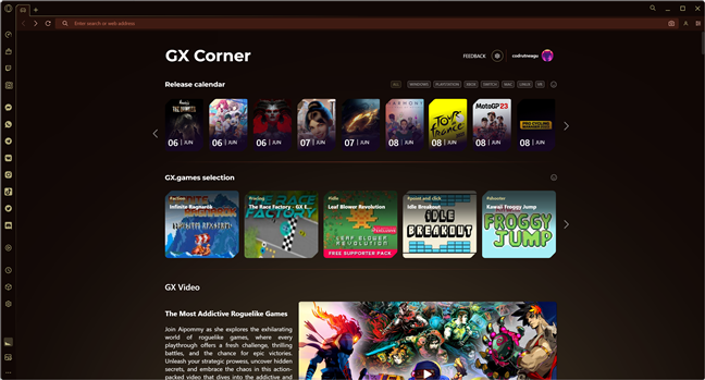 GX Corner is your gaming feed and news aggregator