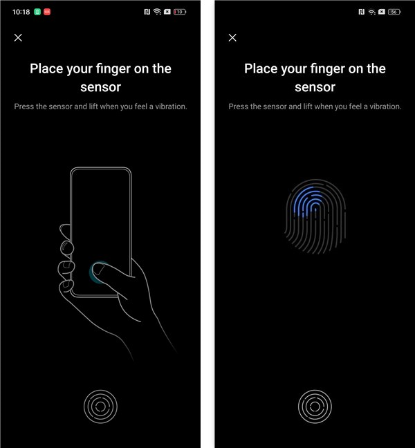 The fingerprint reader is fast and accurate