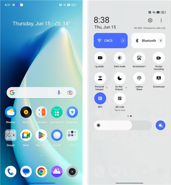 The main interface of the realme 11 Pro+ 5G