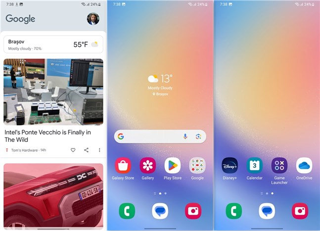 Google Discover and default Home screen