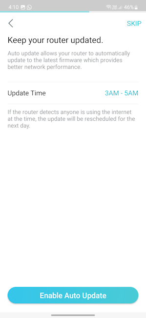 You should set a schedule for firmware updates