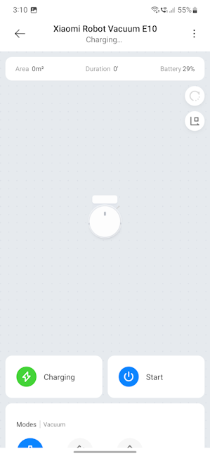 Xiaomi Robot Vacuum E10 can't create a permanent map