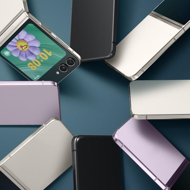 The colors for the Samsung Galaxy Z Flip5