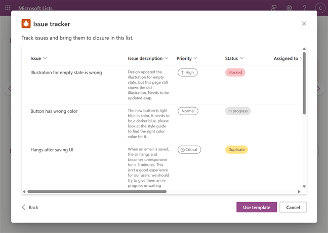 Microsoft Lists can help you track information