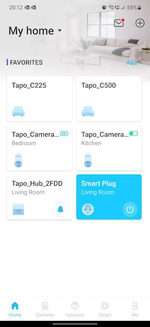 The Tapo app is your smart hub