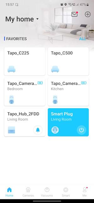 The Tapo app is the smart hub in your pocket