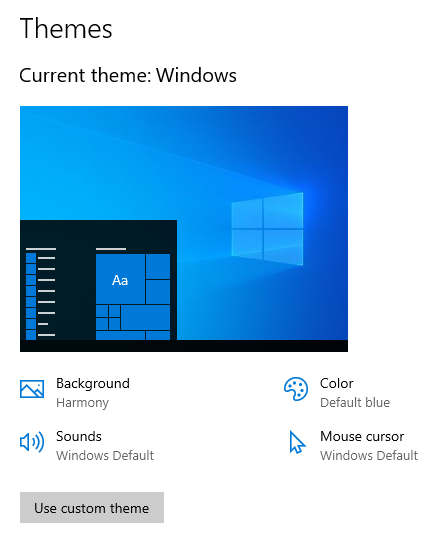 Windows 11 blue theme Cursors