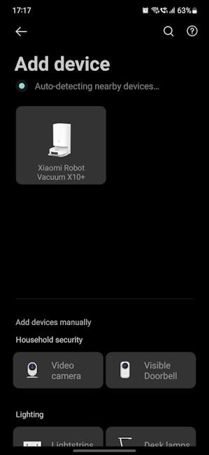 Adding the Xiaomi Robot Vacuum X10+ to the Mi Home app