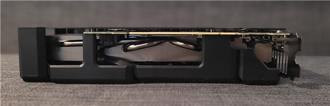 This graphics card can fit most computer cases