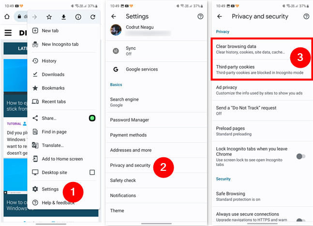 You can manage cookies on Android from the browser's settings