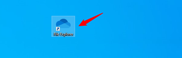 The new File Explorer shortcut was created