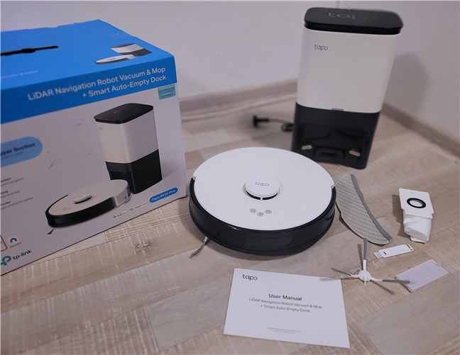 Unboxing the TP-Link Tapo RV30 Plus robot vacuum