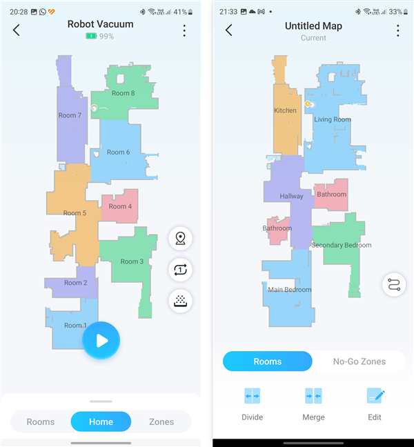 The robot vacuum mapping my home