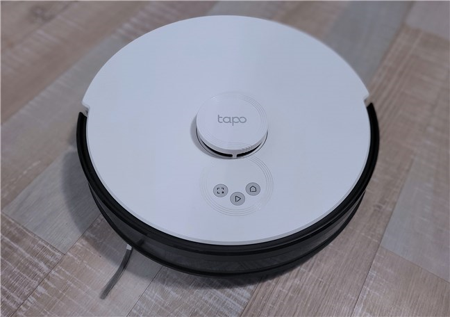 The Tapo RV30 Plus has a standard size for a robot vacuum