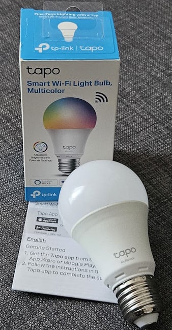 The Tapo L530E smart light bulb