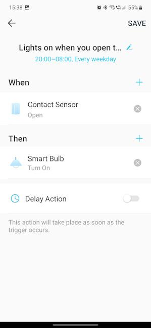 Do you want the lights to turn on automatically when you get home?
