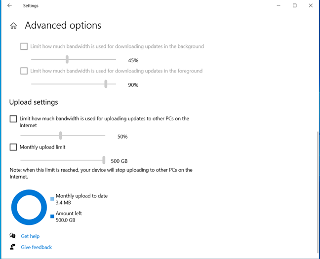 Check your upload settings