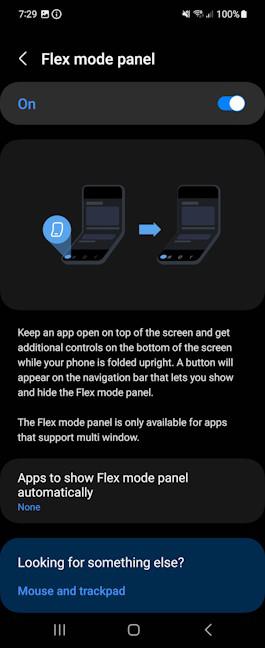 Don't hesitate to experiment with the Flex mode panel